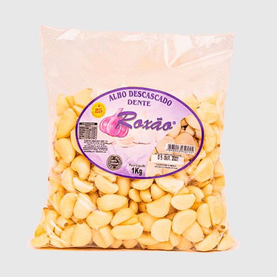 Alho Descascado Roxão